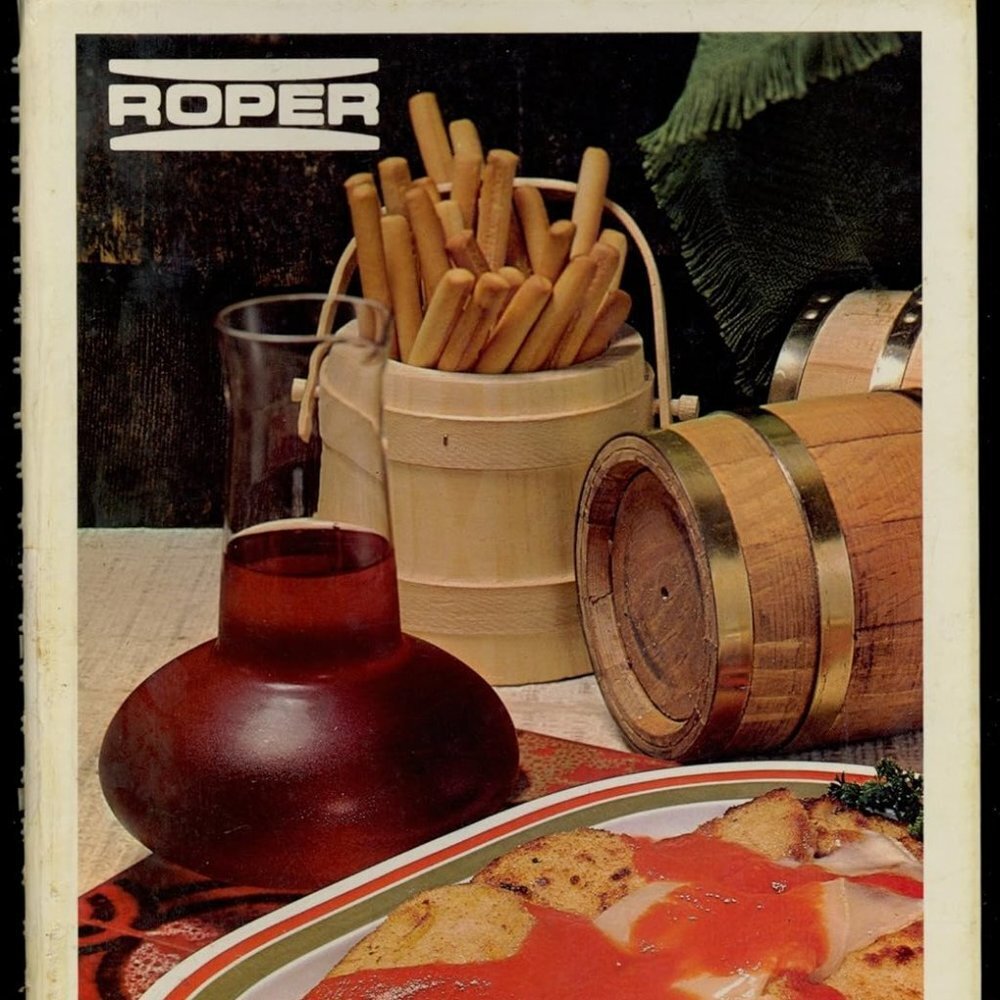Vintage Roper Microwave Cooking Hardcover Spiral Bound Cookbook